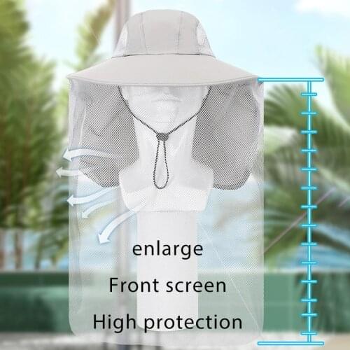 Waterproof Bucket Hats Cap UV Protection Fishing Fisherman Hat With a Wide Brim Summer Wind-Proof Sun