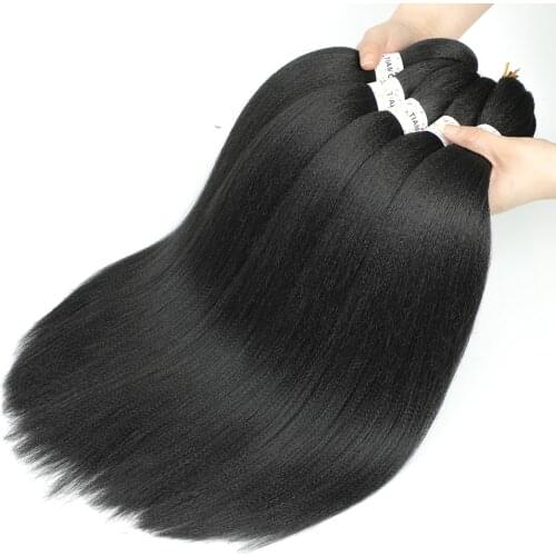 PreStretched Braiding Hair Synthetic Ez Braid Hair Low Temperature Fiber Professional Crochet Braiding Hair Extensions