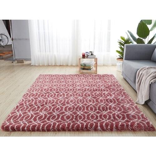 Nordic Style Ins Bedroom Full of Cute Bedside Blanket Living Room Carpet Mat Ins Balcony Striped Household Carpet Floor Mat