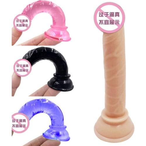 Transparent Sex Realistic Dildo Soft Material Huge Big Penis With Suction Cup Sex Toys for Woman Strapon Female Masturbation