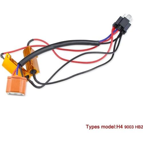 Caubus Resistor H11 H8 H9 9005 HB3 9006 HB4 H4 HB2 9003 H7 LED Fog Headlights Lights Load Error Free No Flickering Decoder @12V