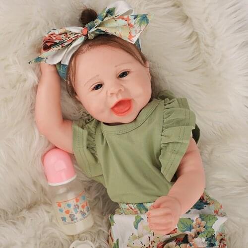 Hoomai Cloth Body Reborn Baby Doll Toy Babies Dolls Reborn For Kid Birthday Gift Toddler Toy