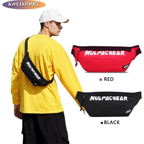 Waterproof Polyester Unisex Sling Pouch Chest Pack Banana Bags Belt Bag Crossbody Bag
