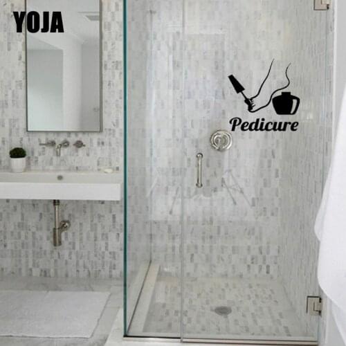 YOJA 29x28.2CM Stylish Home Wall Stickers Bathroom Gglass Kitchen Accessories Decorative Decals G2-0130