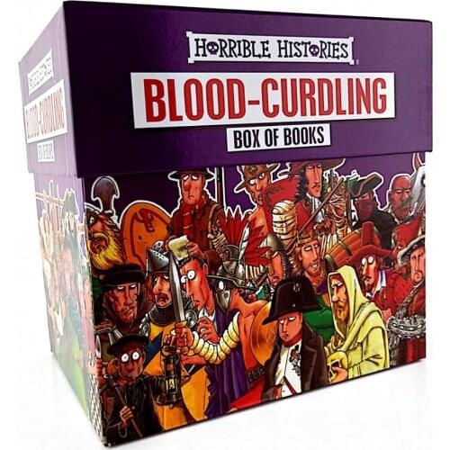 Horrible Histories Blood-Curdling 20 Books Kids Collection Library Box Set NEW