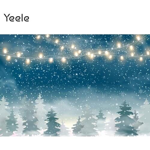 Yeele Winter Backdrop Photocall Glitter Dots Snowflake Christmas Baby Portrait Background Photographic Photography Photo Studio