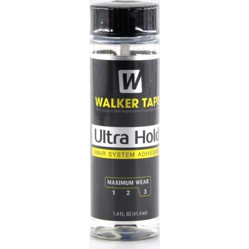 1.4FL OZ(41.4ml) Ultra Hold Liquid Bond Hair System Adhesive Brush-on Profession Lace Wig Silicone Glue For Wig/Toupee/Closure