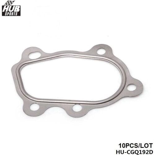 10PCS/LOT T25 GT25 T28 Turbo Outlet Elbow Gasket (5 bolt) HU-CGQ192D