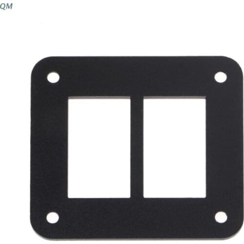 13MF Aluminum Rocker Switch Panel 2/3/4/6 Way Housing Holder For Car Boat Auto Parts