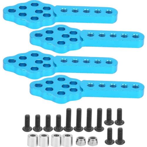 4pcs/set RC Car Damping Mount Base Shock Damper Mount Plate Angle Height Adjustable for for SCX10 1/10 RC Crawler