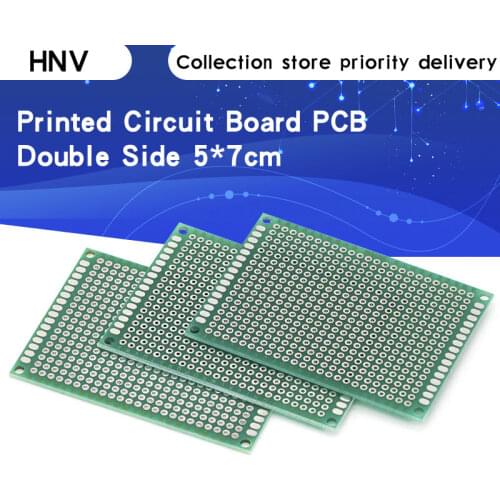 5*7 PCB 5x7 PCB 5cm 7cm Double Side Prototype PCB diy Universal Printed Circuit Board