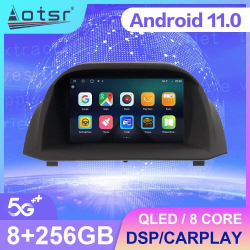 Android 10.0 Car DVD Player GPS Navigation For Ford Fiesta MK7 2013 2014 2015 2016 Radio Auto Stereo Video Multimedia Headunit