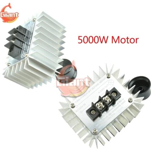 AC 220V 5000W SCR Voltage Regulator Dimming LED Dimmer Motor Speed Controller Thermostat Dimer 220V Power Supply Light Dimming