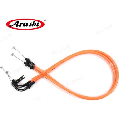 Arashi Motorcycle Accelerator Throttle Cables Lines Control Wires for SUZUKI GSXR600 2006 2007 2008 2009 2010 GSXR 600 1 Pair