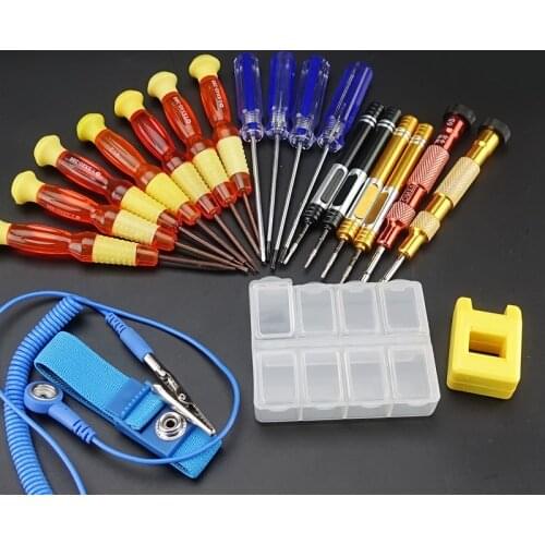Free Shipping 1Pc XBox 360 Repair Tool Screwdriver Set Precision Maintenance T8 T9 T10 Y2.5 Star 0.8 With Hole magnetizer