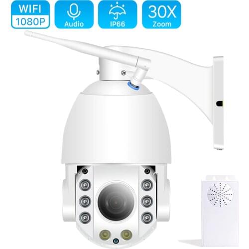 ANBIUX 1080P Wireless PTZ Speed Dome IP Camera WIFI 30X Zoom Outdoor CCTV Security Video Surveillance Camera Audio ONVIF IR 80M