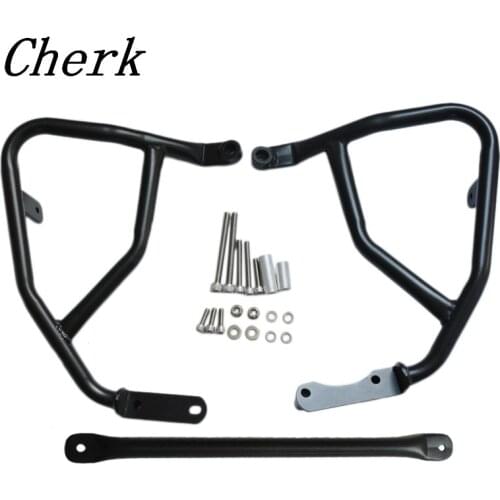 Black Motorcycle Front Engine Guard Highway Crash Bar Protection For BMW F800GS F700GS F650GS 2008-2016 15 14 13 12 11 10 09