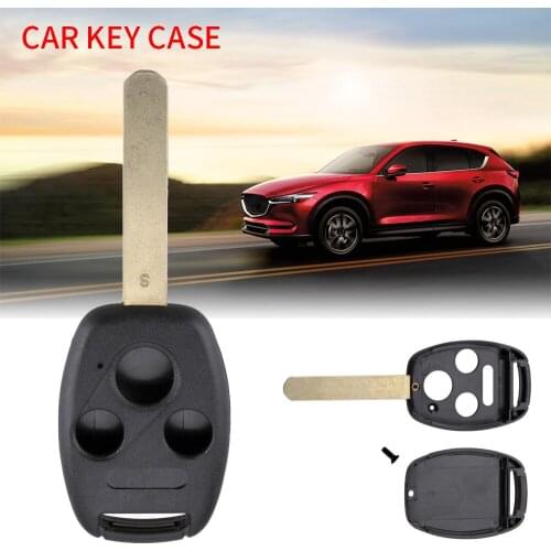 For HONDA ACCORD CRV PILOT CIVIC 2003 2007 2008 2009 2010 2011 2012 2013 Modified& Replace Key Shell Case With LOGO