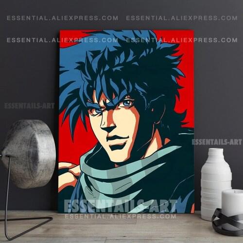 Joseph Joestar JoJos Bizarre Anime Poster Canvas Wall Art Painting Decor Pictures Bedroom Living Room Home Decoration Prints