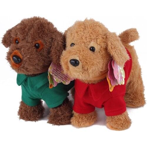 Electronic Pets Musical Dog Toys Can Sing Walk Interactive Electric Sound Pets Animals Electronic Robot Dog Toys for Kids Gifts