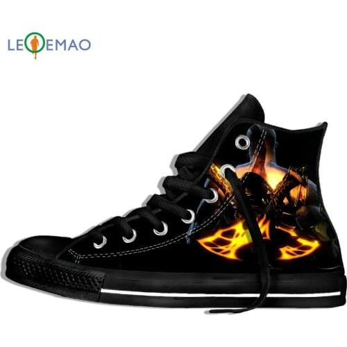 Custom Sneakers Hot God Of Warfor Men/high Quality Harajuku God Of War Canvas Trends Comfortable Ultra Light Sports Shoes