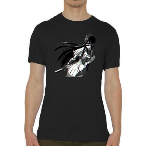 Kill La Kill Satsuki Waifu Glitch Art Printed Summer Style Fashion Short Sleeve Man T-Shirt Men Cotton Tees Streetwear Harajuku