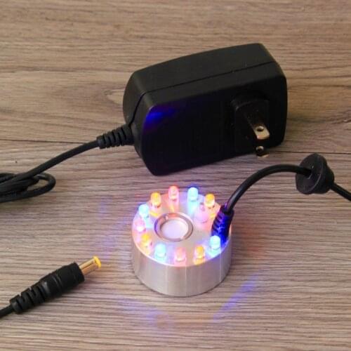 Pump , Crystal Ball , LED Lights Spray For Desktop Rockery Fountain Tabletop Ornaments Air Atomizing Fountain Accessories