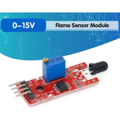 New 4PIN KY-026 Flame Sensor Module IR Sensor Detector Module Temperature Detecting Suitable