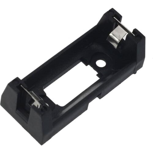 Plastic Cover 3V CR123A Button Cell Battery Socket Bracket 4.8 * 1.3 * 1.4cm