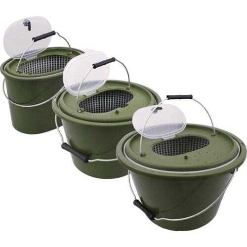 Portable PP Fishing Bag Water Pail Fishing Bucket Live Fish Bucket Camping Water Container Pan Basin Tackle Storage Bait Bucket