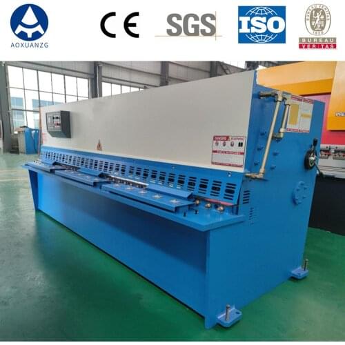 QC12y CNC Sheet Metal Carbon Steel Cutting Machine Hydraulic Swing Beam Heavy Shear Plate Shearing Machine