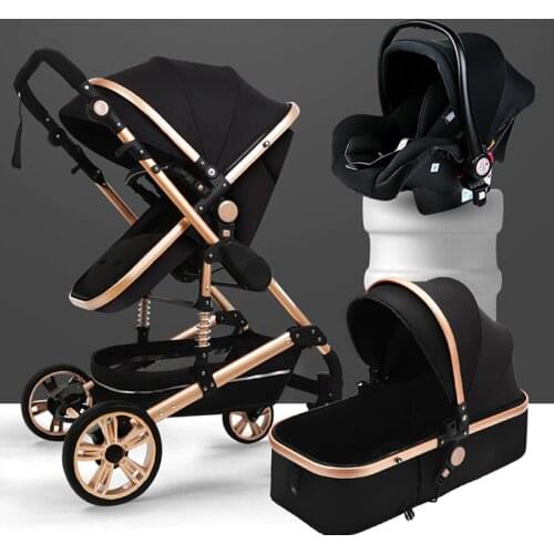 3 in 1 Luxury Baby Stroller Sets коляска прогулочная carrinho de bebe poussette bébé 3 en 1 for 0-3 Years OEM/ODM