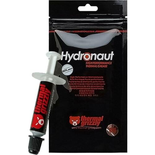 Thermal Grizzly Hydronaut Paste Cooler Grease 1g/3.9g/7.8g/26g 11.8W/m.k for CPU GPU AMD Intel Processor Heatsink Fan Thermal Gr
