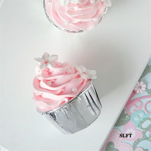 Wedding birthday party supplies bakery house shop store decoration simulation food flower design cream fake cup cake model