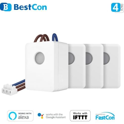 1/4PCS SCB1E BroadLink BestCon 16A Metering Wifi Smart Switch Works with Alexa & Google Home