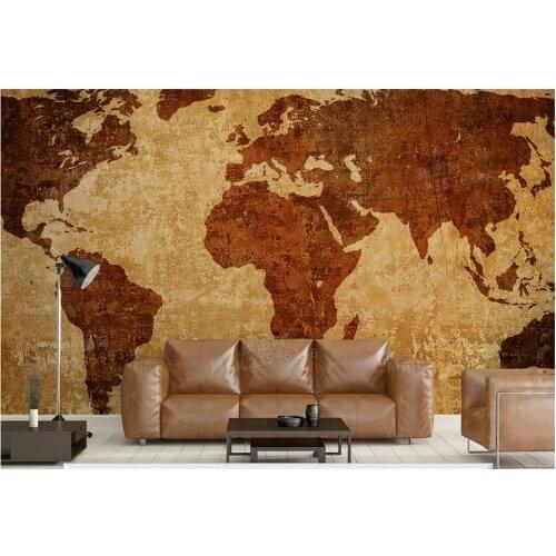 3D wall murals wallpaper custom picture mural map wall paper HD Retro World Map Background Wallpaper Mural wall paper home decor