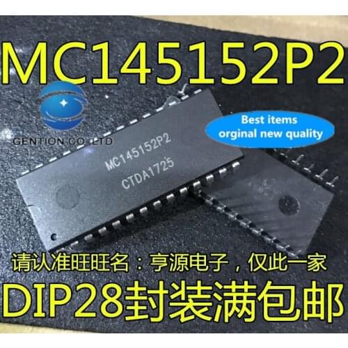 5PCS MC145152 MC145152P2 DIP-28 PLL frequency synthesizer chip in stock 100% new and original