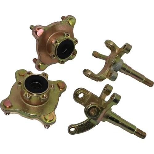 ATV big bull ATV accessories Strut Knuckle Spindles With Brake Disc Wheel Hubs Fit150cc 200cc 250cc Go Kart Buggy UTV Bike Parts