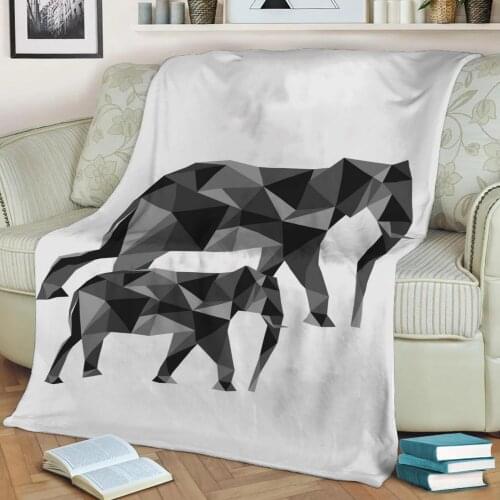 Abstract Dash Pattern 3D Printed Velvet Plush Throw Fleece Blanket Bedspread Sherpa Blanket Home Decora