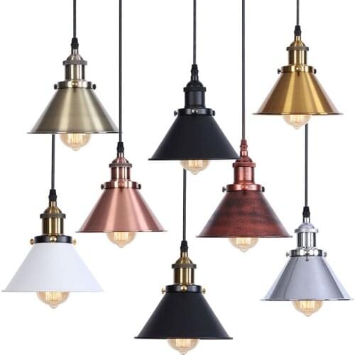 Rural industrial style northern European style umbrella lotus leaf Cafe dining room bedroom decoration Chandelier