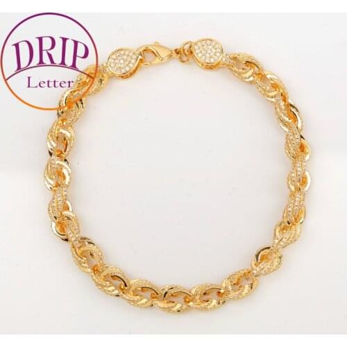 Drip letter Braided Bracelets