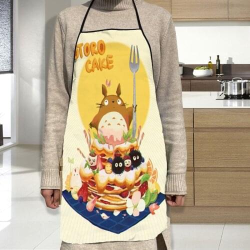 Totoro Apron Grill Kitchen Chef Apron Professional for BBQ, Baking, Cooking for Men Women 68X95cm