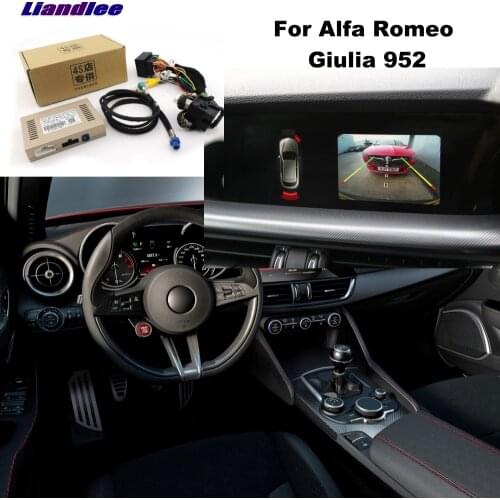 Liandlee Parking Camera Interface Reverse Back Up Park Camera Kits For Alfa Romeo Giulia 952 Original Display Upgraded