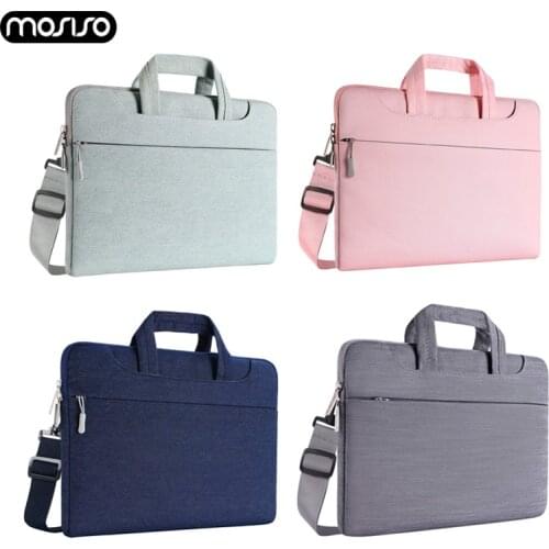 MOSISO Laptop Bag Sleeve 13.3 14 15.4 15.6 inch Notebook Bag Case For Macbook Air Pro 13 15 Computer Shoulder Handbag Briefcase