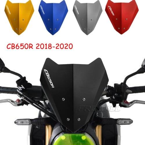 Motorcycle Sports Wind Deflectors Shield Screen Protector Windshield Fairing Windscreen Bracket For Honda CB650R 2018 2019 2020