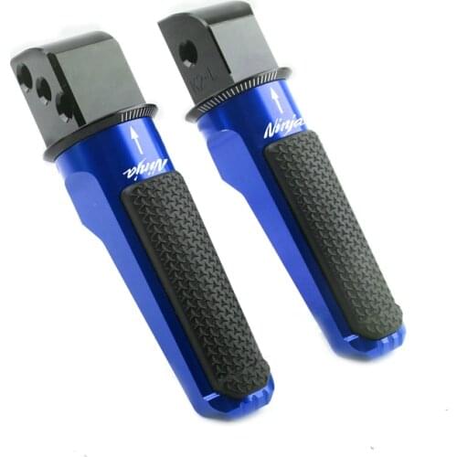 Motorcycle CNC Rear Foot Pegs Footrest Passenger Footpegs for KAWASAKI NINJA 400 Z400 EX400 2017-2020 NINJA300 EX300 EX-250