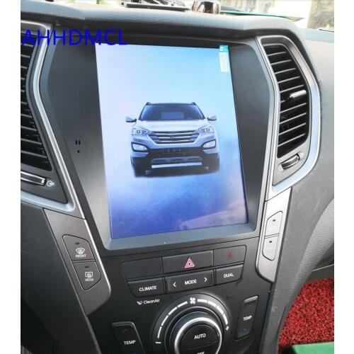 Tesla Style Multimedia Android Player Car Stereo GPS Automobile PC PAD For Hyundai iX45 Santa Fe 2013 2014 2015 2016 2017