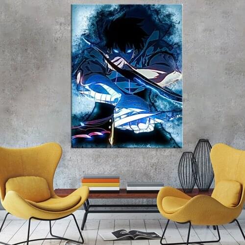 Wall Artwork Modular Canvas Solo Leveling Pictures Home Decoration Paintings Prints Posters Living Room Bedroom Cuadros