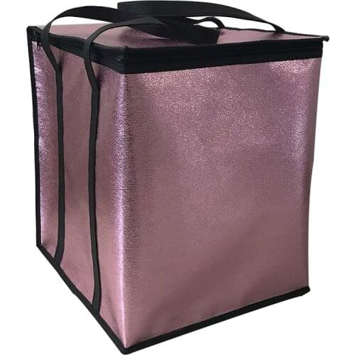 Non-woven Big Cooler Bag Foldable Large Insulated Bag Portable Cooler Box Food Packing Container Lunch Bags Thermal Ice Pack