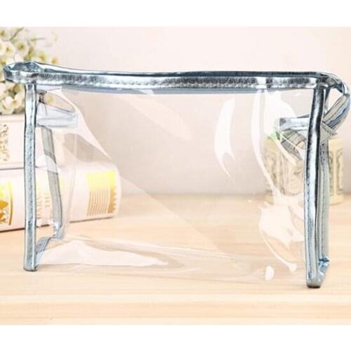 NEW Travel Transparent Cosmetic Bag Women PVC Clear Makeup Bags Wash Pouch Beauty Organizer Storage Case Toiletry Bag